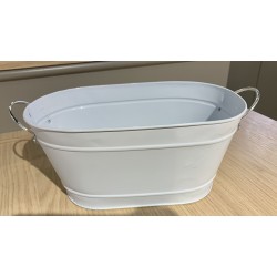 BASSINE OVALE BLANCHE