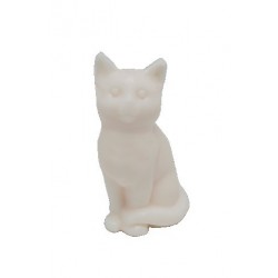 Savon fantaisie parfumé - ANIMAL - CHAT BLANC 26g (AMANDE)