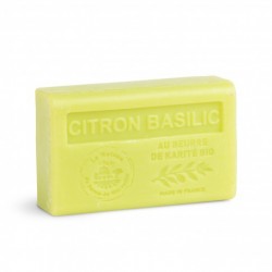 Savon au Beurre de Karité bio Citron 125gr Basilic